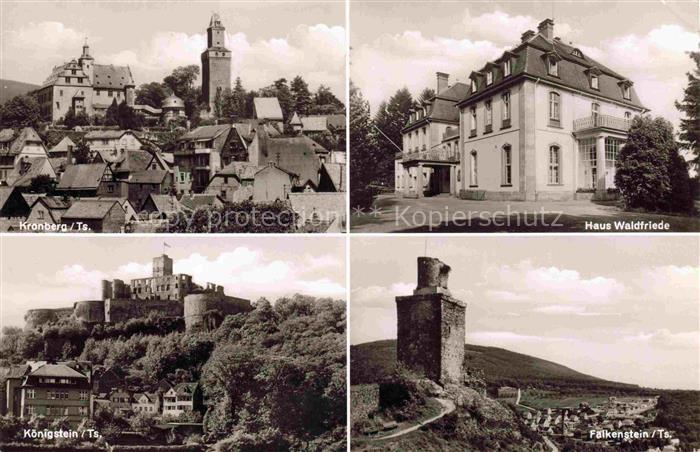 Kronberg  Cronberg Taunus Haus-Waldfriede Burgruine-Koenigstein Falkenstein-Burg