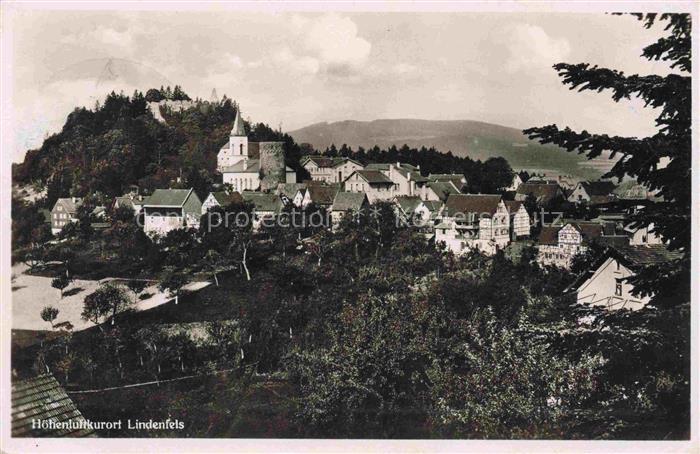 Lindenfels Odenwald Hessen Burg Stadtansicht Kirche Hoehenluftkurort Odenwald Hu