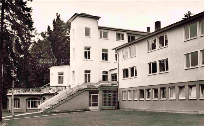 Alsbach Bergstrasse Alsbach-Haehnlein Hessen Sanatorium Hirschpark Kurgebaeude T