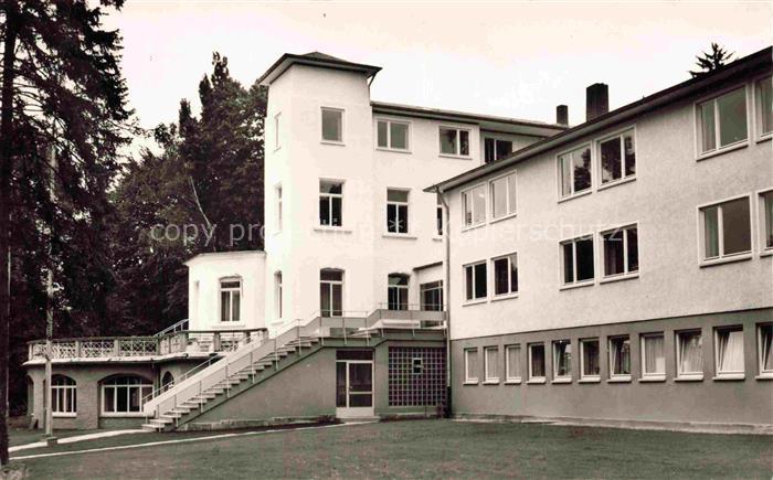Alsbach Bergstrasse Alsbach-Haehnlein Hessen Sanatorium Hirschpark Kurgebaeude T