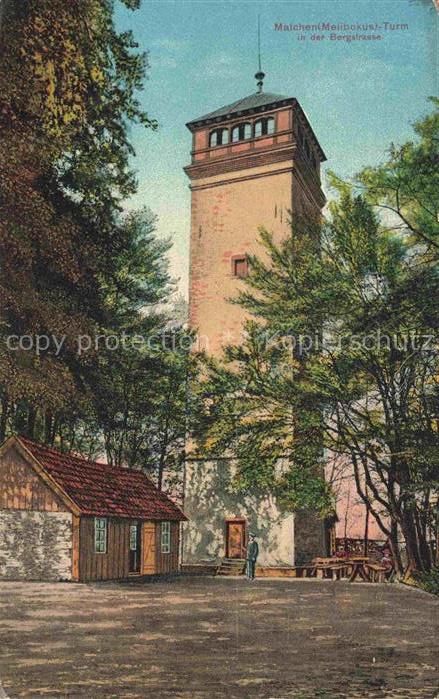 Melibokus Bergstrasse Zwingenberg Hessen Melibokus-Turm Aussichtsturm Malschen B