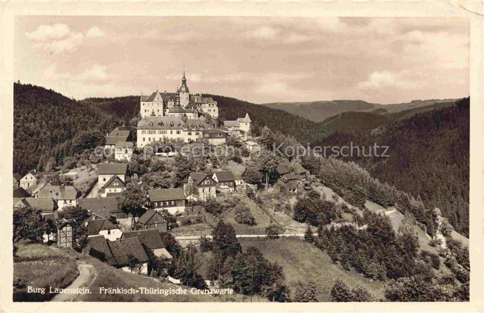 Lauenstein Oberfranken Ludwigsstadt Bayern Burg-Lauenstein Schloss Dorf Nadelwal