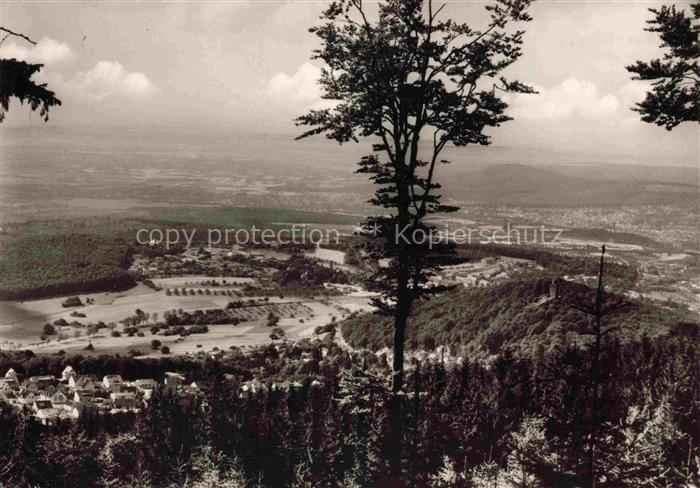Falkenstein Taunus Hessen Hoehenluftkurort Taunus Panorama Tal Wald Baeume Weitb