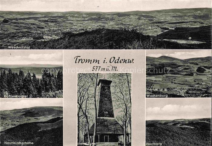 Tromm Odenwald Grasellenbach Hessen Irene-Turm Weschnitztal Katzenbuckel Wachenb