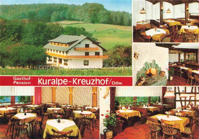 Lautertal Odenwald Bergstrasse Hessen Gasthof-Pension Kuralpe-Kreuzhof Odenwald