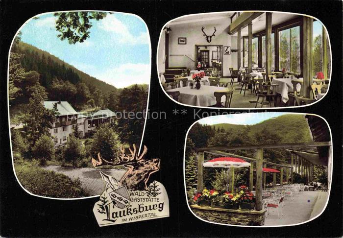 Lauksburg Wispertal Bad Schwalbach Hessen Waldgaststaette-Lauksburg Wispertal Fo