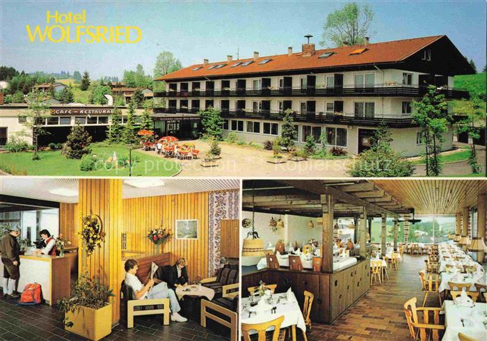 Wolfsried Stiefenhofen LINDAU Bayern Hotel-Wolfsried Restaurant Café Rezeption S