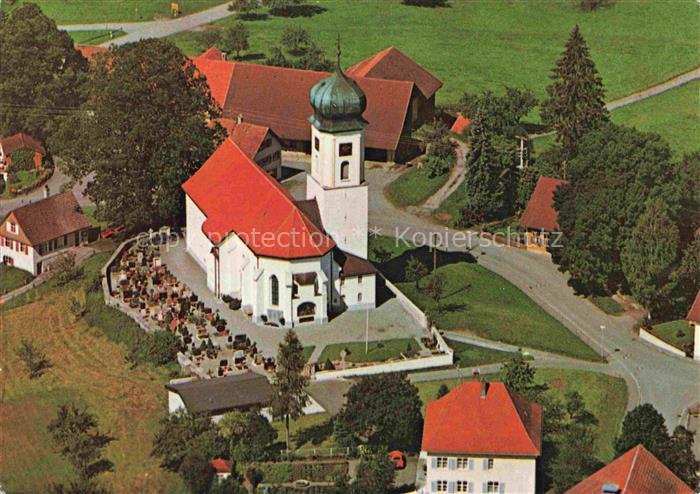 Maria-Thann Hergatz LINDAU Bayern Pfarrkirche Wallfahrtskirche Zwiebelturm Luftb