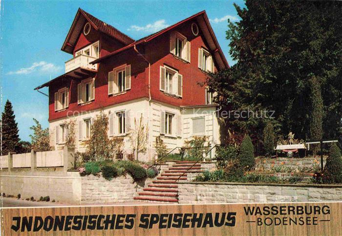 Wasserburg am Bodensee Bayern Ruma-Wajang indonesisches-Speisehaus Villa Wasserb