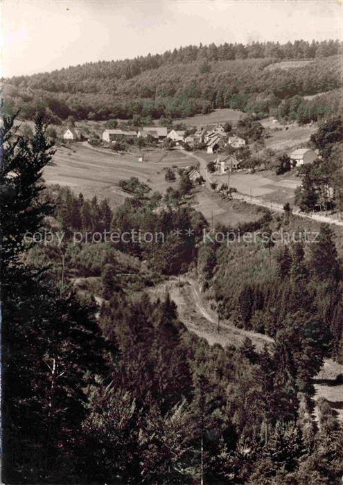 Raubach Odenwald Hessen Talblick Gasthaus Pension Talblick Odenwald Wald Panoram