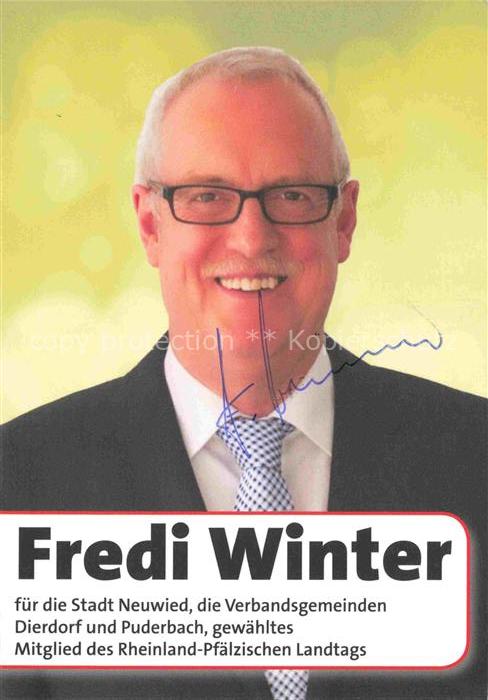 NEUWIED Rhein Politiker SPD Portraet Landtag Autogramm Wahlkampf