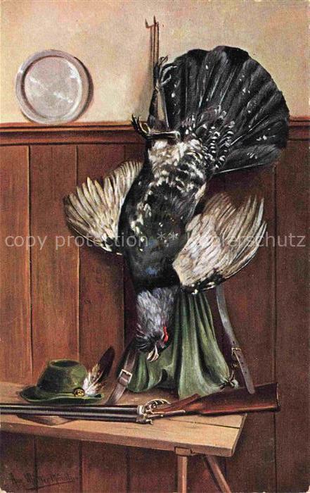 Auerhahn  Grouse-- Gewehr