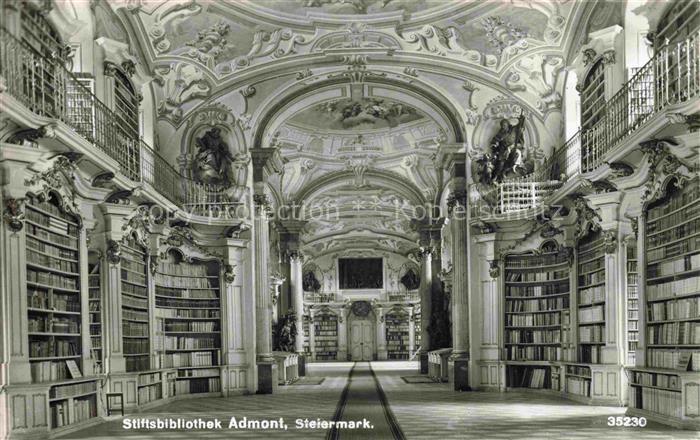 Bibliothek Library Bibliotheque-- Admont Steiermark