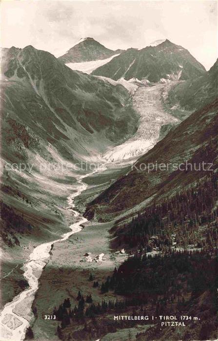 Gletscher Ferner Glacier Glaciar Ghiacciaio-- Mittelberg Tirol Pitztal