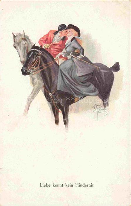 PFERDE Horses Cheval Hindernis Kuss