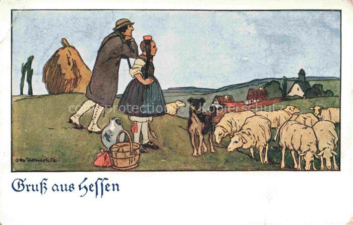 Gruss aus Hessen Landwirtschaft Lauterbach H. Nr. 127