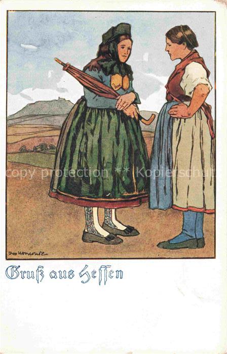 Gruss aus Hessen Trachten