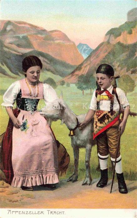 Ziegen Goat Chevre-- Appenzeller Trachten
