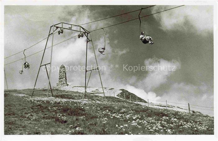 Sessellift Chairlift Telesiege Feldberg Schwarzwald
