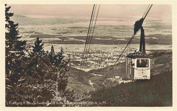 SEILBAHN Cable-Car Telepherique Freiburg i. Br. Schauinsland