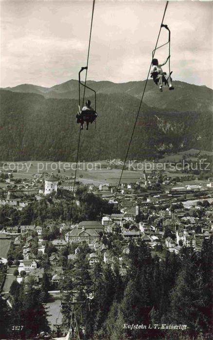 Sessellift Chairlift Telesiege Kufstein i. T. Kaiserlieft