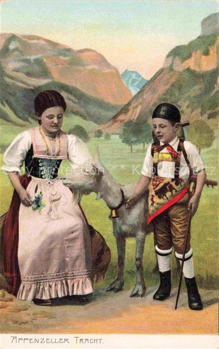 Ziegen Goat Chevre-- Appenzeller Trachten