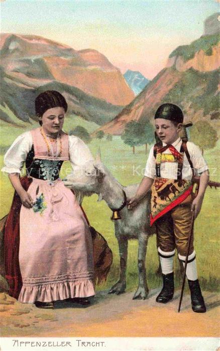 Ziegen Goat Chevre-- Appenzeller Trachten