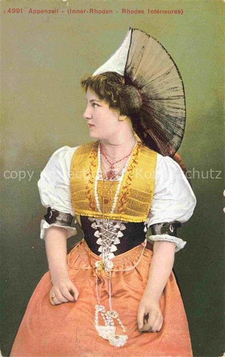 Trachten  Costumes-- Appenzeller Inner Rhoden