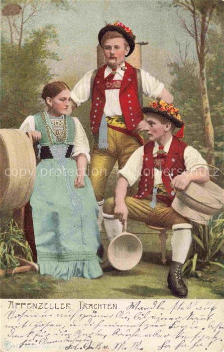 Trachten  Costumes-- Appenzeller