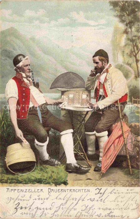 Trachten  Costumes-- Appenzeller Bauerntrachten