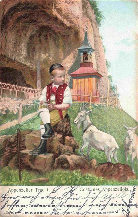Ziegen Goat Chevre-- Appenzeller Trachten