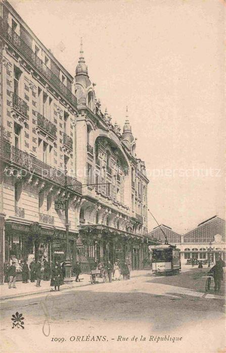 STRAssENBAHN Tramway-- Orleans Rue de la Republique