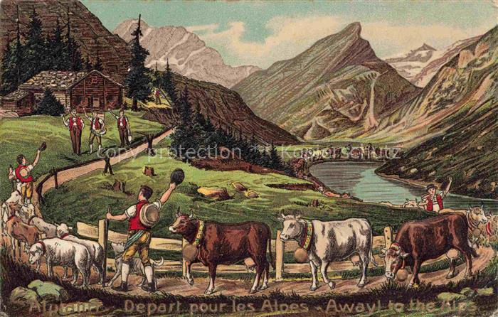 Landwirtschaft Agriculturo Agriculture-- Kuehe Ziegen