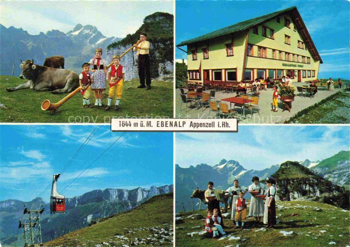 Alphorn Cor des Alpes-- Ebenalp Appenzell Seilbahn