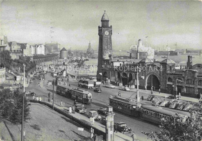 STRAssENBAHN Tramway-- Hamburg Landungsbruecke Hafen