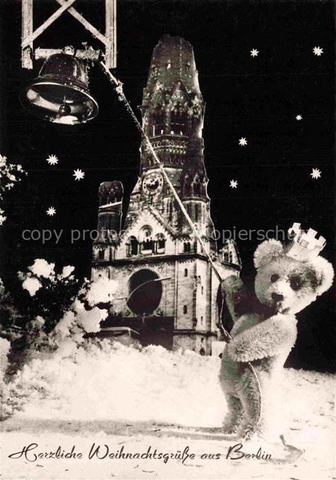 Teddybaer Teddy Teddy-bear Berlin Weihnachtsgruesse