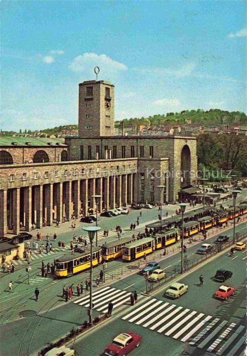 STRAssENBAHN Tramway-- Stuttgart Hauptbahnhof