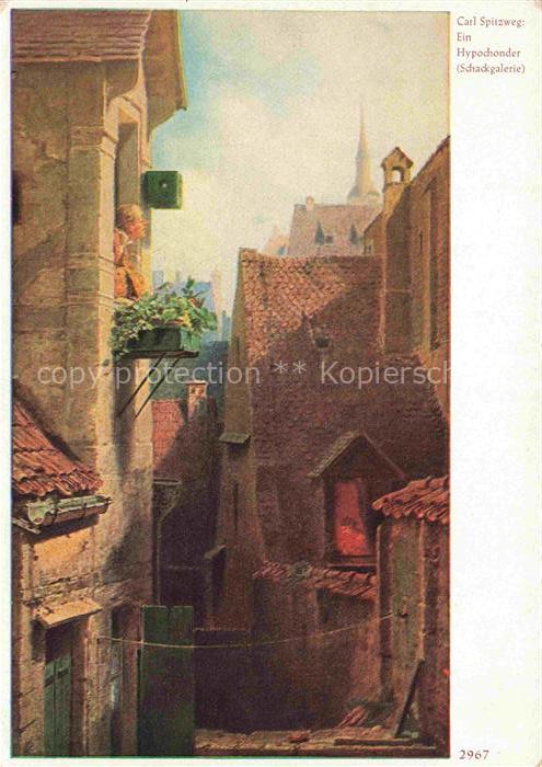 Spitzweg Carl Kuenstlerkarte Nr. 2967 Hypochonder