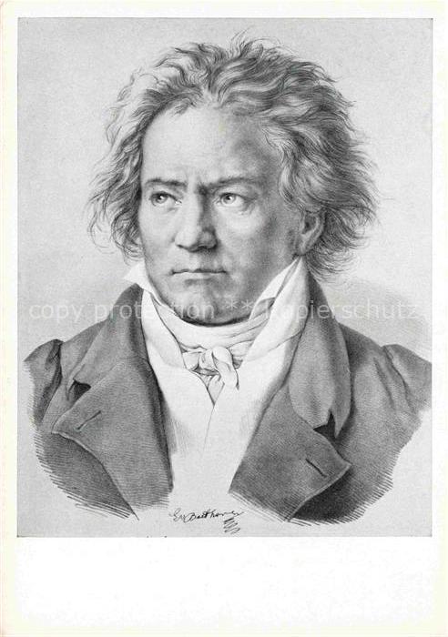 BEETHOVEN Ludwig van Komponist Brustbild