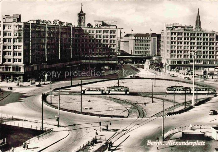 STRAssENBAHN Tramway-- Berlin Alexanderplatz