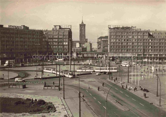 STRAssENBAHN Tramway-- Berlin Alexanderplatz