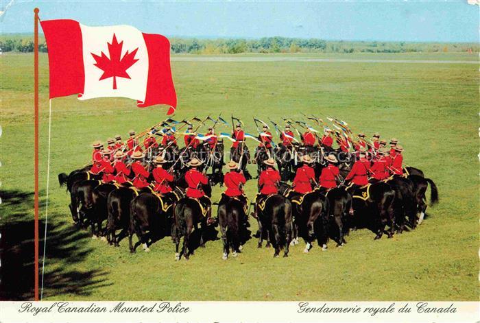 Polizei Police Policia-- Royal Canadian Monted Pferde
