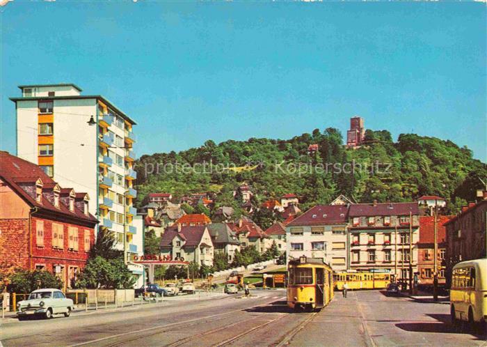 STRAssENBAHN Tramway-- Karlsruhe Durlach Turmberg