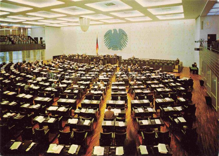 Politik Deutschland Bonn am Rhein Plenarsaal Bundeshaus