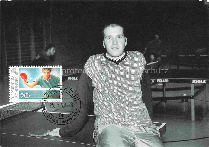 Tischtennis Table-Tennis Tennis de Table Ping-Pong-- Lichtenstein