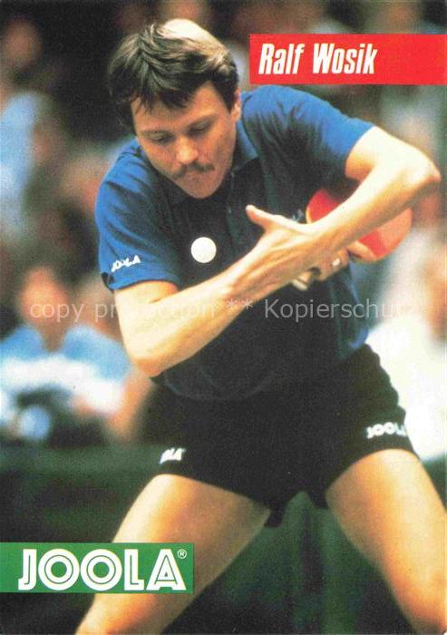Tischtennis Table-Tennis Tennis de Table Ping-Pong-- Ralf Wosik Deutscher Meiste