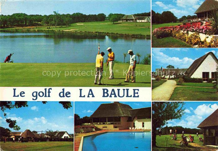 Golf Sport Golfsport Frankreich La Baule Saint Denac