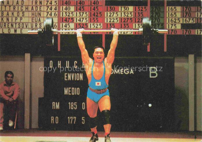 Gewichtheben Weightlifting Halterophilie Halterofilia-- Ochuchi Mittelgewicht