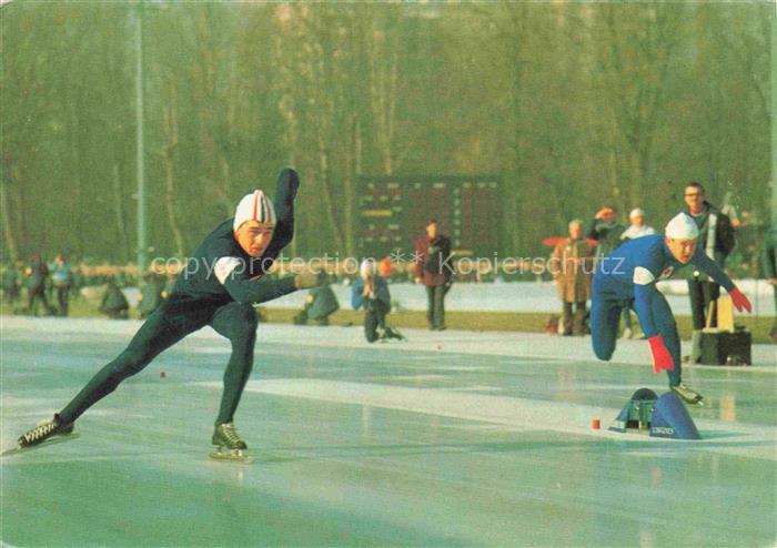 Eisschnelllauf Schlittschuhlaufen Eislaufen-- Erhard Keller