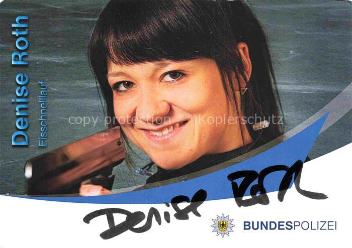 Eislaufen Schlittschuhlaufen Ice Skating Patinage Patinaje-- Denise Roth Autogra